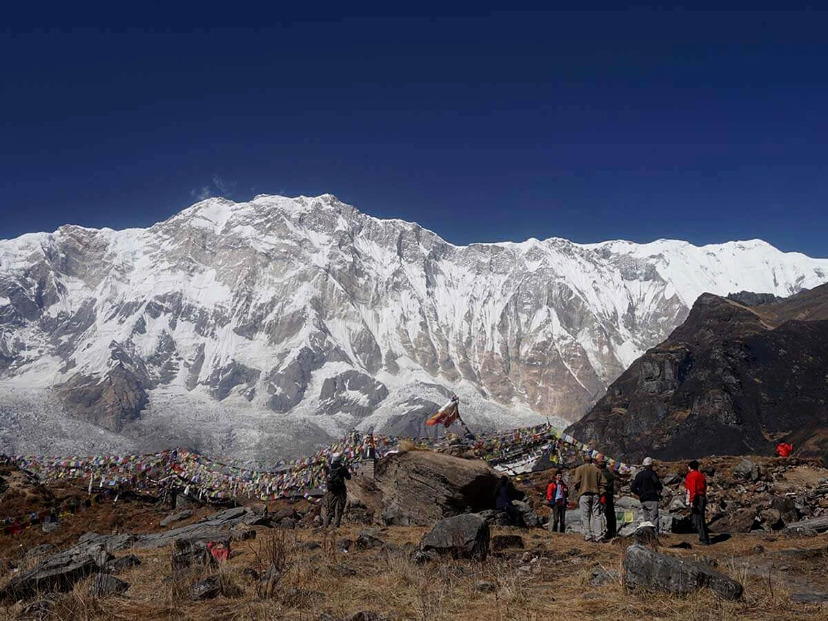 At Annapurna Base Camp