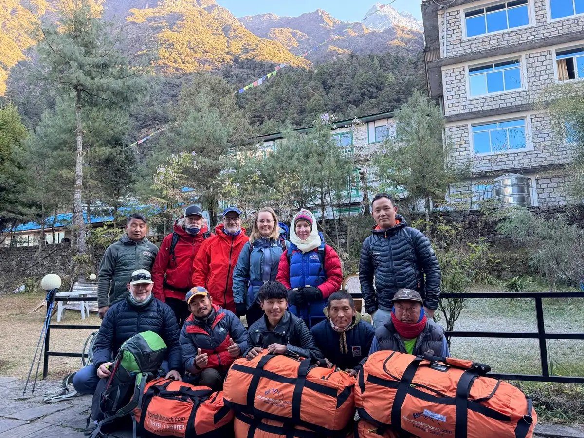 At Namche Bazaar in the Everest Region